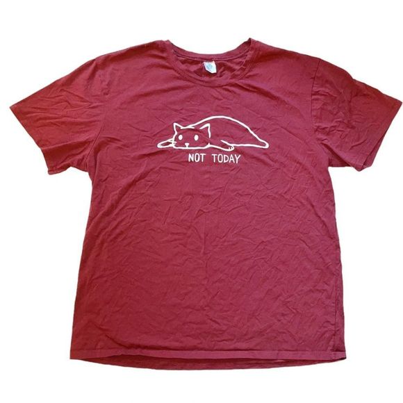 Funny “not today” tee - Picture 1 of 2